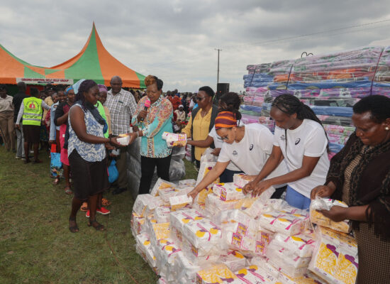 Beyond Zero Donates Essential Supplies to Flood Victims in Murang’a.