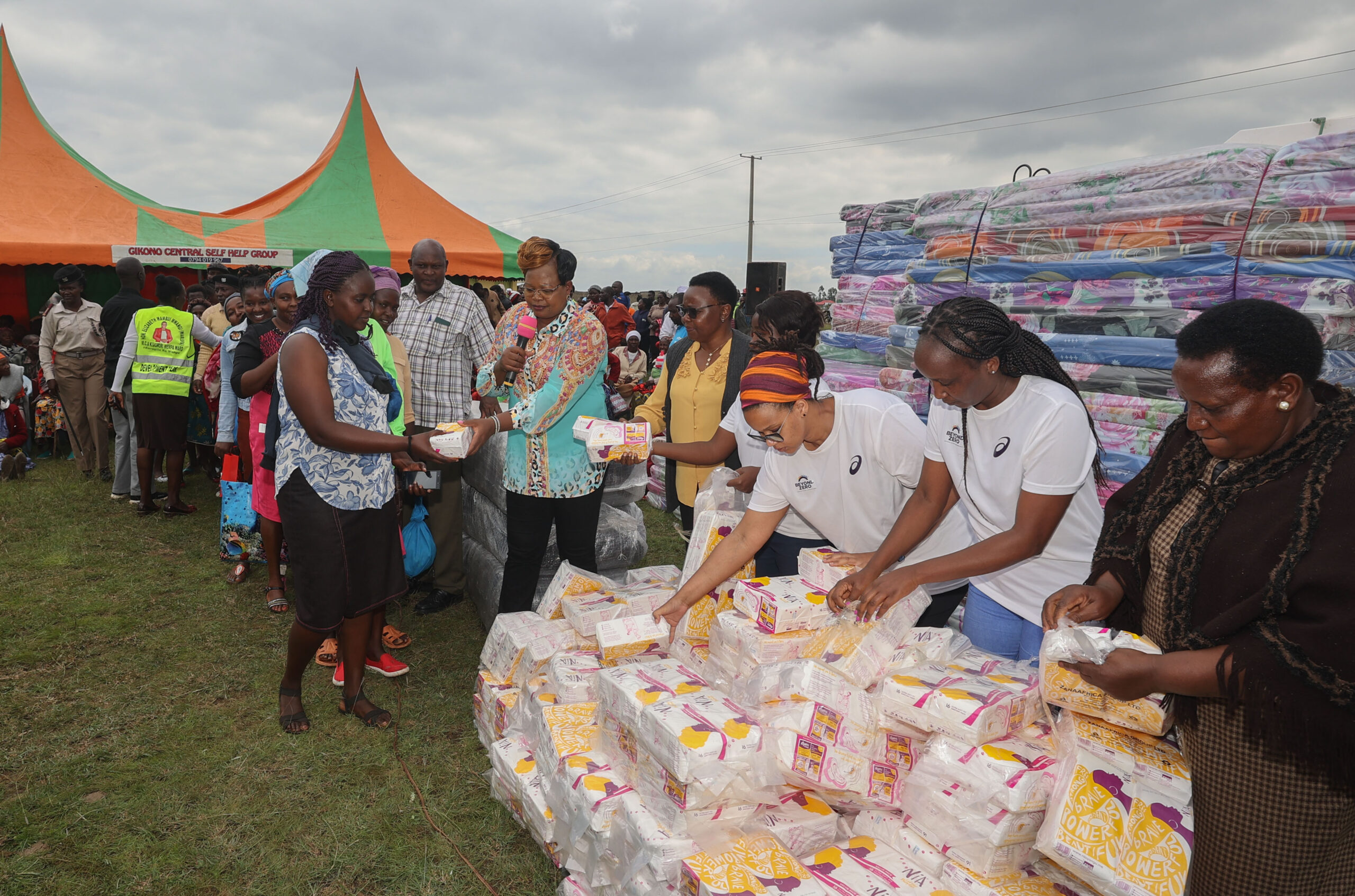 Beyond Zero Donates Essential Supplies to Flood Victims in Murang’a.